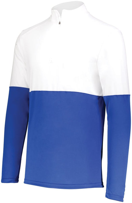 Holloway Momentum Team 1/4 Zip Pullover 223500 ROYAL/WHITE S