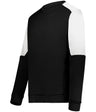 Holloway Momentum Team Fleece Crew 223525 BLACK/WHITE S