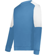Holloway Momentum Team Fleece Crew 223525 COLUMBIA BLUE/WHITE S