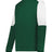 Holloway Momentum Team Fleece Crew 223525 DARK GREEN/WHITE S