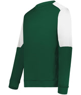 Holloway Momentum Team Fleece Crew 223525 DARK GREEN/WHITE S