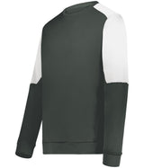 Holloway Momentum Team Fleece Crew 223525 IRON/WHITE S