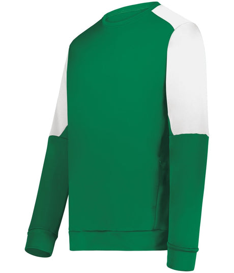 Holloway Momentum Team Fleece Crew 223525 KELLY/WHITE S