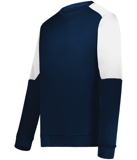 Holloway Momentum Team Fleece Crew 223525 NAVY/WHITE S