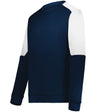 Holloway Momentum Team Fleece Crew 223525 NAVY/WHITE S