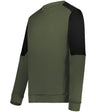 Holloway Momentum Team Fleece Crew 223525 OLIVE/BLACK S