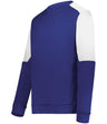 Holloway Momentum Team Fleece Crew 223525 PURPLE/WHITE S