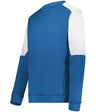 Holloway Momentum Team Fleece Crew 223525 ROYAL/WHITE S