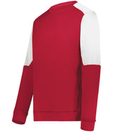 Holloway Momentum Team Fleece Crew 223525 SCARLET/WHITE S