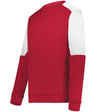 Holloway Momentum Team Fleece Crew 223525 SCARLET/WHITE S