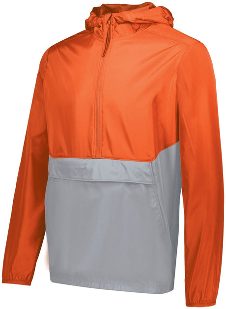 Holloway Pack Pullover 229534 ORANGE/ATHLETIC GREY S