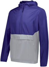 Holloway Pack Pullover 229534 PURPLE/ATHLETIC GREY S