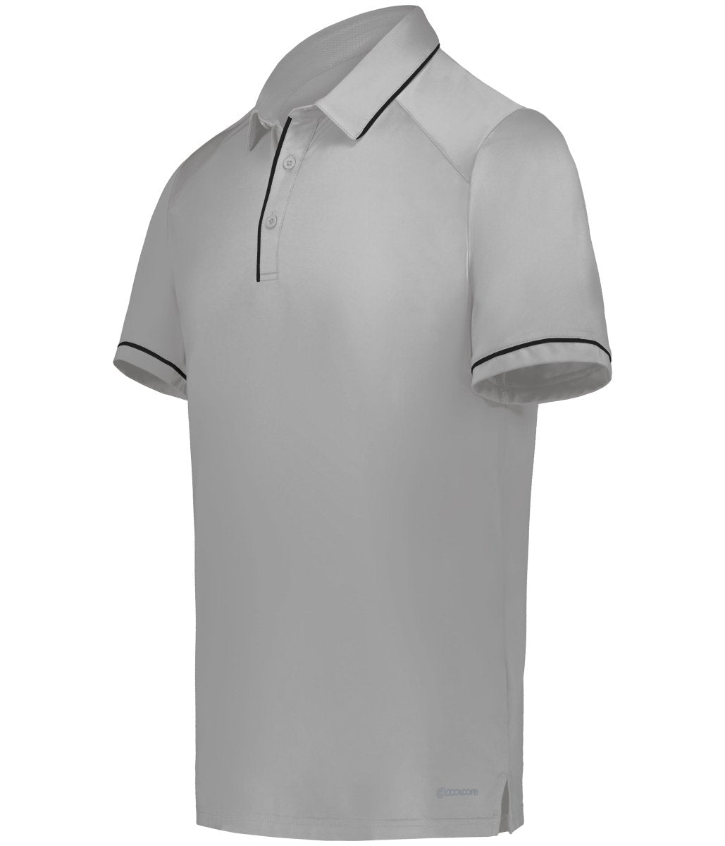 Holloway Performance Polo Powered by Coolcore® 222518 ATHLETIC GREY/BLACK S