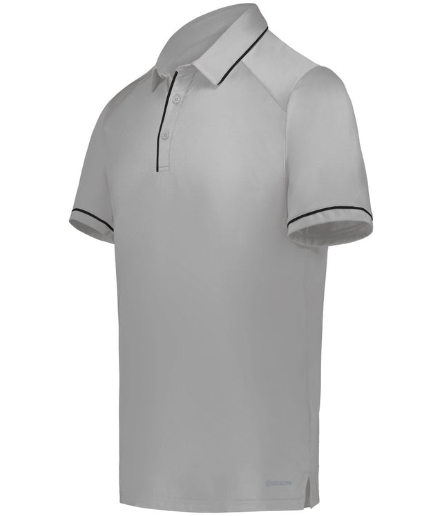 Holloway Performance Polo Powered by Coolcore® 222518 ATHLETIC GREY/BLACK S
