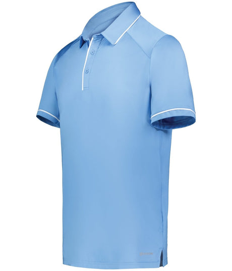 Holloway Performance Polo Powered by Coolcore® 222518 COLUMBIA BLUE/WHITE S