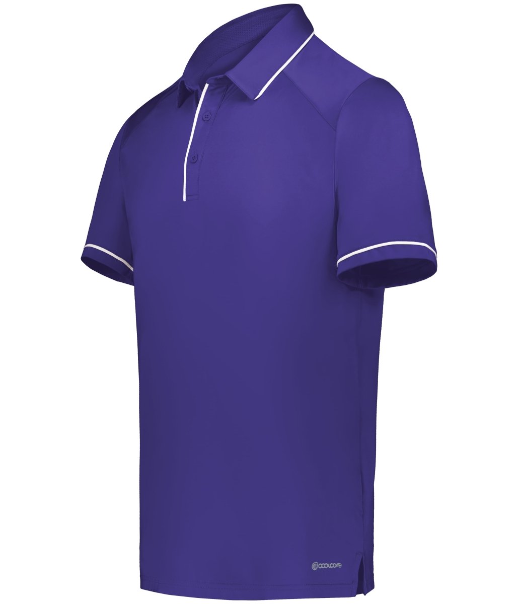 Holloway Performance Polo Powered by Coolcore® 222518 PURPLE/WHITE S