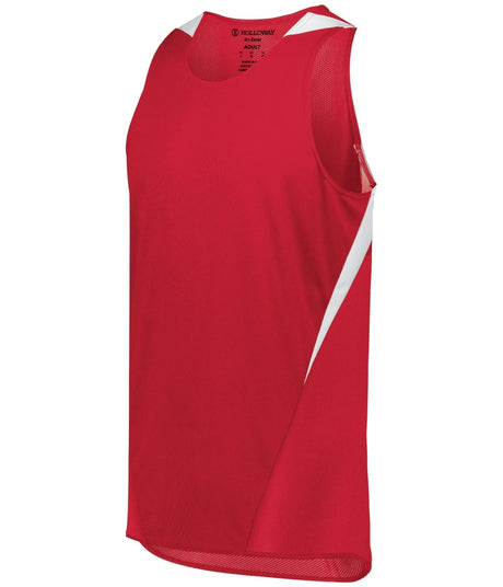 Holloway PR Max Track Jersey - Holloway 221035 SCARLET/WHITE XL
