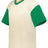 Holloway PREP STREET FAN JERSEY 226120 ALABASTER/DARK GREEN S