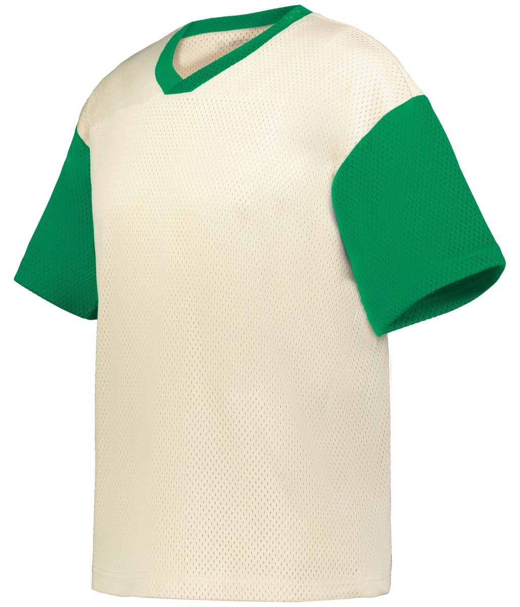 Holloway PREP STREET FAN JERSEY 226120 ALABASTER/DARK GREEN S