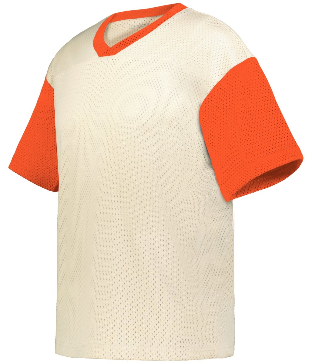 Holloway PREP STREET FAN JERSEY 226120 ALABASTER/ORANGE S