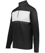 Holloway Prism Bold 1/4 Zip Pullover 222591 CARBON/WHITE S