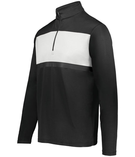 Holloway Prism Bold 1/4 Zip Pullover 222591 CARBON/WHITE S