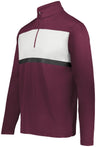 Holloway Prism Bold 1/4 Zip Pullover 222591 MAROON/WHITE S