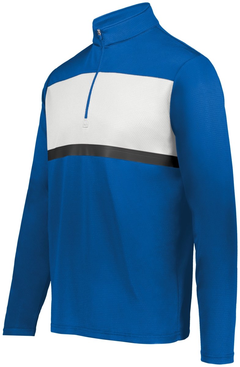 Holloway Prism Bold 1/4 Zip Pullover 222591 ROYAL/WHITE S