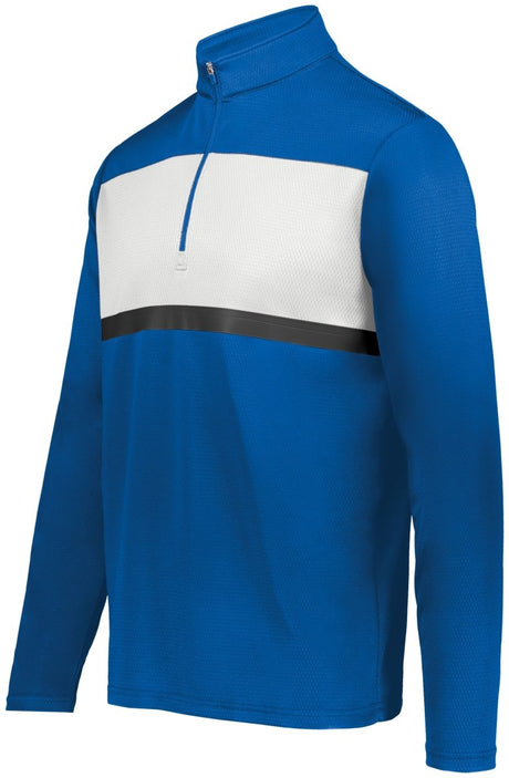 Holloway Prism Bold 1/4 Zip Pullover 222591 ROYAL/WHITE S