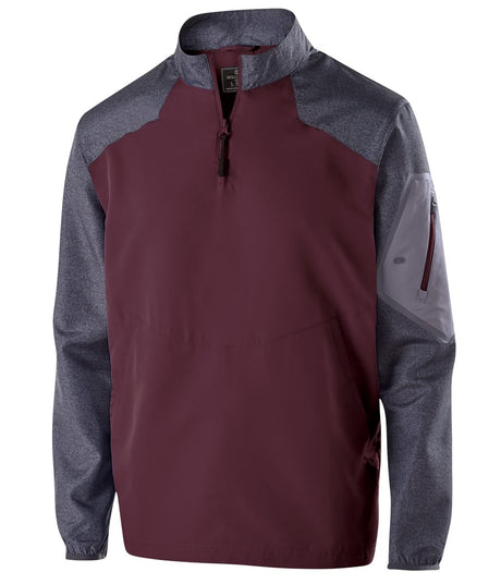 Holloway Raider Pullover 229155 CARBON PRINT/MAROON S