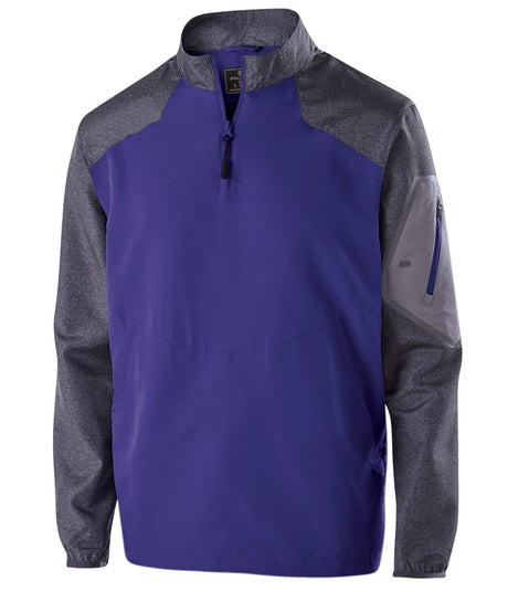 Holloway Raider Pullover 229155 CARBON PRINT/PURPLE S