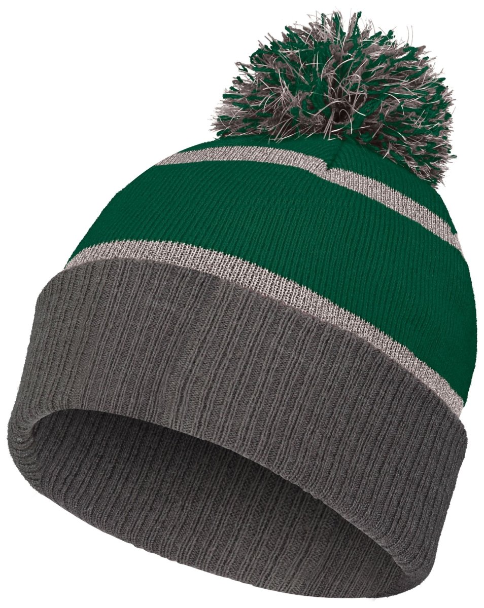 Holloway Reflective Beanie 223816 FOREST/CARBON OS
