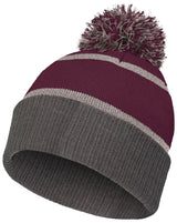Holloway Reflective Beanie 223816 MAROON/CARBON OS