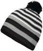 Holloway Spirit Pom Beanie 223815 BLACK/HEATHER GREY/WHITE OS