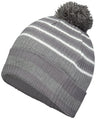 Holloway Spirit Pom Beanie 223815 GRAPHITE/HEATHER GREY/WHITE OS