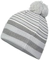 Holloway Spirit Pom Beanie 223815 SILVER/HEATHER GREY/WHITE OS