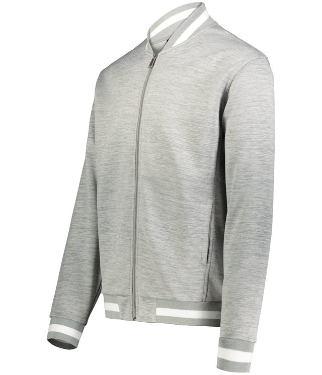 Holloway V - Street Full Zip Jacket 223547 ATHLETIC HEATHER/WHITE S