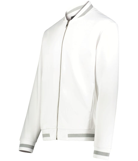 Holloway V - Street Full Zip Jacket 223547 WHITE/ATHLETIC HEATHER S