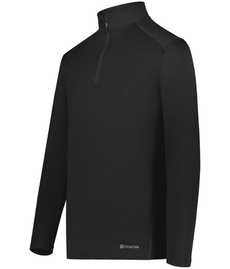 Holloway Youth 1/4 Zip Pullover Powered by Coolcore® 222240 BLACK S