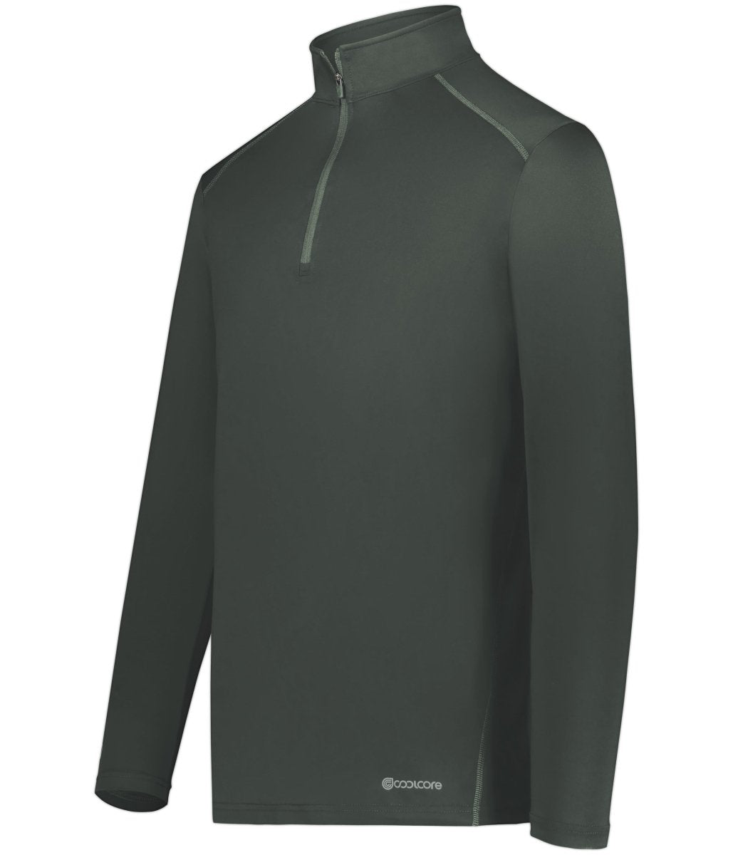Holloway Youth 1/4 Zip Pullover Powered by Coolcore® 222240 IRON S