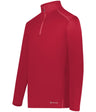 Holloway Youth 1/4 Zip Pullover Powered by Coolcore® 222240 SCARLET S