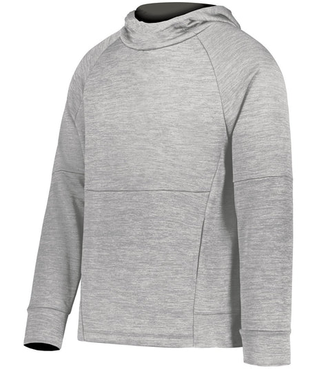Holloway Youth All - Pro Performance Fleece Hoodie 223680 ATHLETIC GREY HEATHER/IRON S