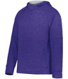 Holloway Youth All - Pro Performance Fleece Hoodie 223680 PURPLE HEATHER/SILVER S
