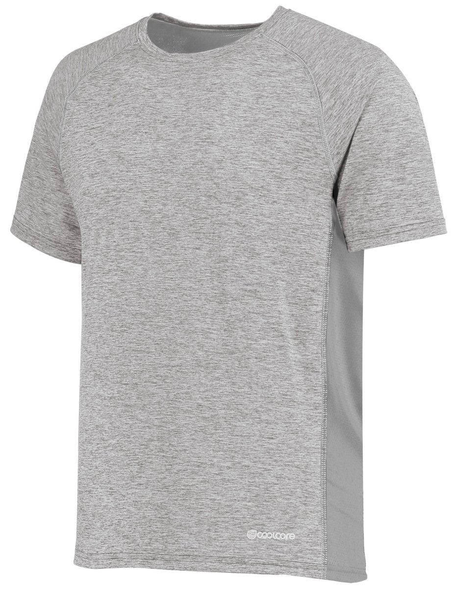 Holloway Youth Electrify Tee Powered by Coolcore® 222671 ATHLETIC GREY HEATHER S