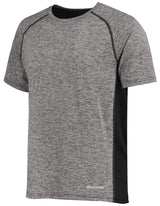 Holloway Youth Electrify Tee Powered by Coolcore® 222671 BLACK HEATHER S