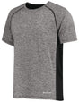 Holloway Youth Electrify Tee Powered by Coolcore® 222671 BLACK HEATHER S