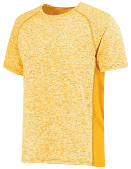 Holloway Youth Electrify Tee Powered by Coolcore® 222671 GOLD HEATHER S