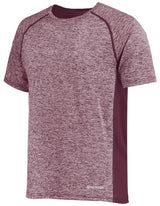 Holloway Youth Electrify Tee Powered by Coolcore® 222671 MAROON HEATHER S