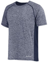 Holloway Youth Electrify Tee Powered by Coolcore® 222671 NAVY HEATHER S