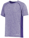 Holloway Youth Electrify Tee Powered by Coolcore® 222671 PURPLE HEATHER S